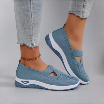 Women's Breathable Knitted Sneakers