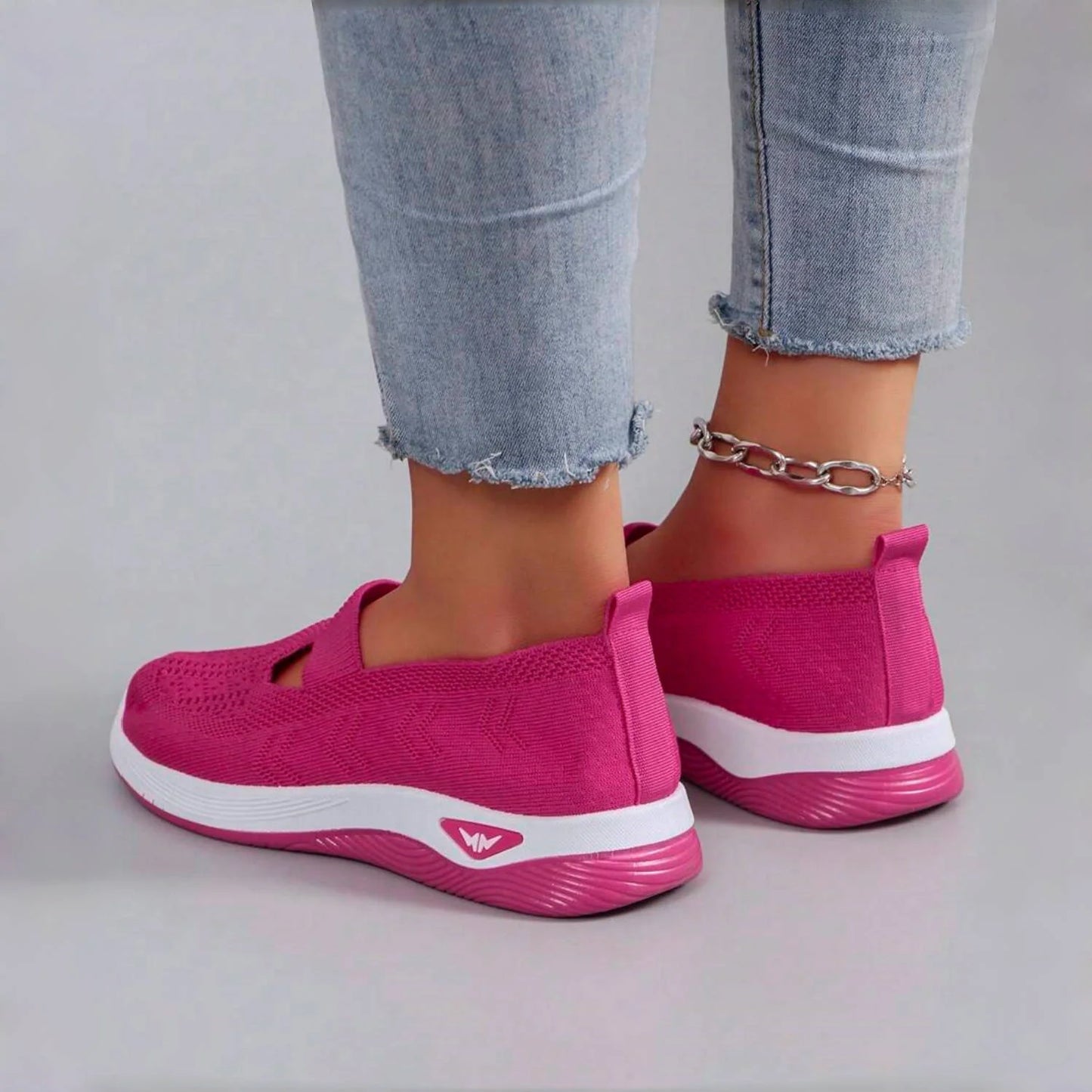 Women's Breathable Knitted Sneakers