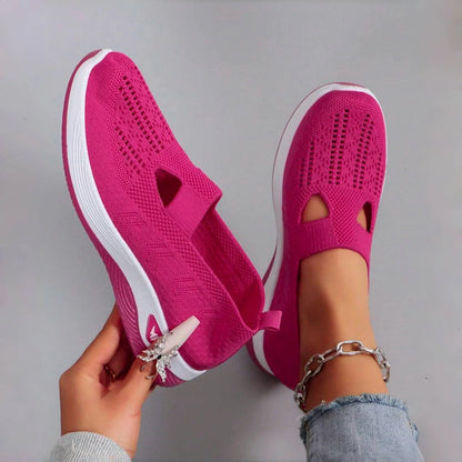 Women's Breathable Knitted Sneakers