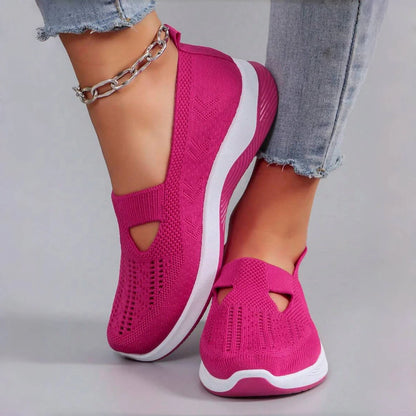 Women's Breathable Knitted Sneakers