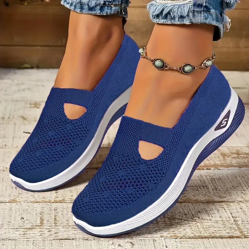 Women's Breathable Knitted Sneakers