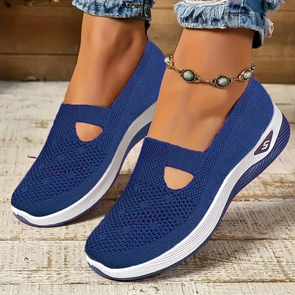 Women's Breathable Knitted Sneakers