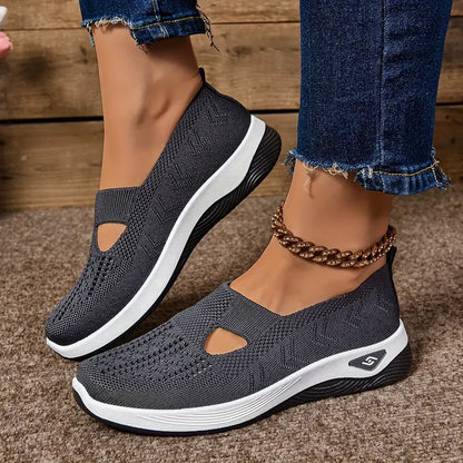 Women's Breathable Knitted Sneakers