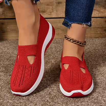 Women's Breathable Knitted Sneakers