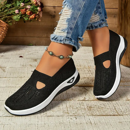 Women's Breathable Knitted Sneakers