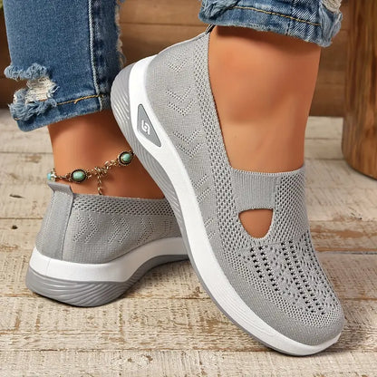 Women's Breathable Knitted Sneakers