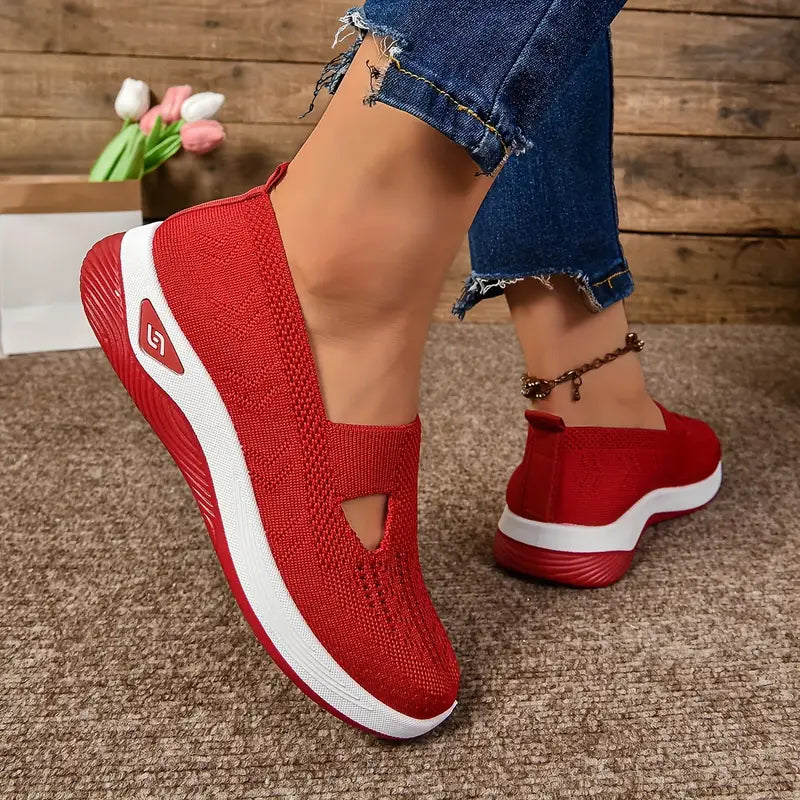 Women's Breathable Knitted Sneakers