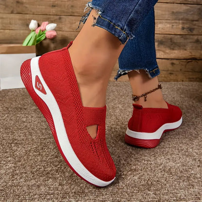 Women's Breathable Knitted Sneakers