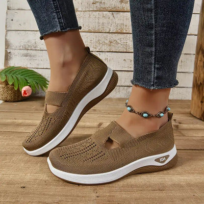 Women's Breathable Knitted Sneakers