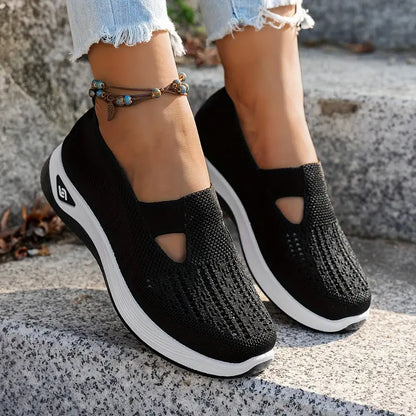 Women's Breathable Knitted Sneakers
