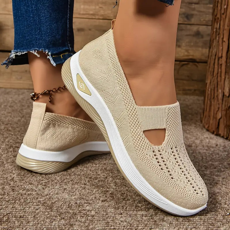 Women's Breathable Knitted Sneakers