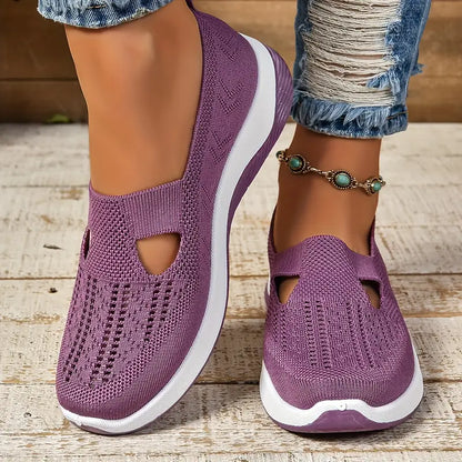 Women's Breathable Knitted Sneakers