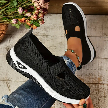 Women's Breathable Knitted Sneakers