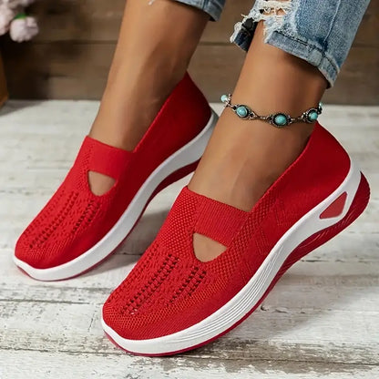 Women's Breathable Knitted Sneakers