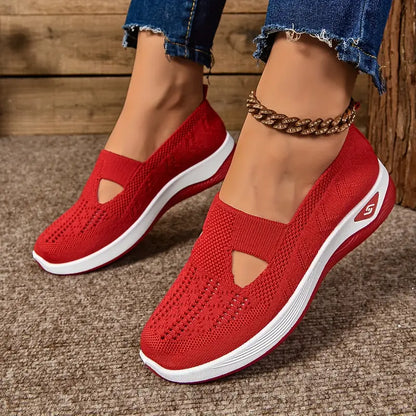 Women's Breathable Knitted Sneakers