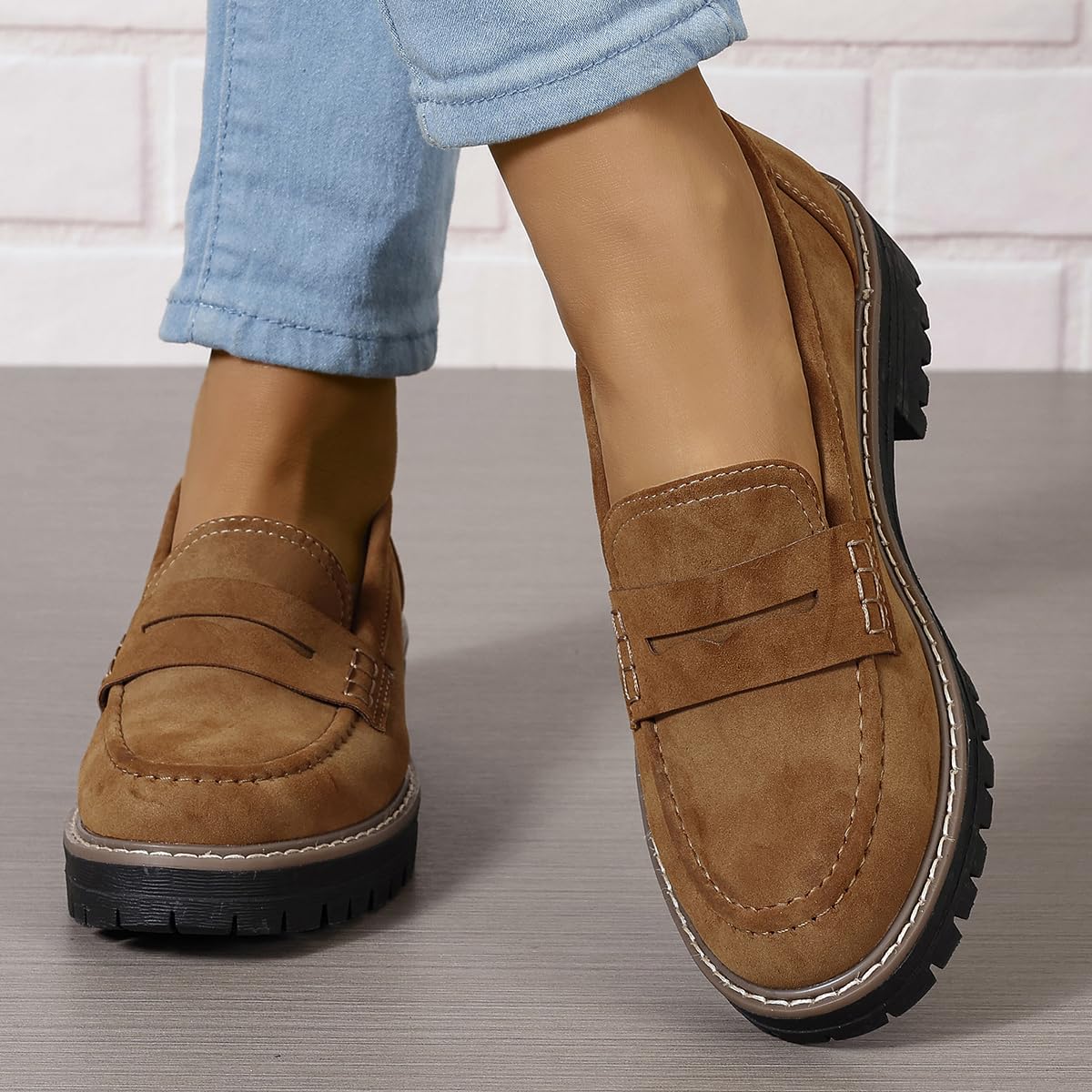 Women's Orthopedic Platform Loafers