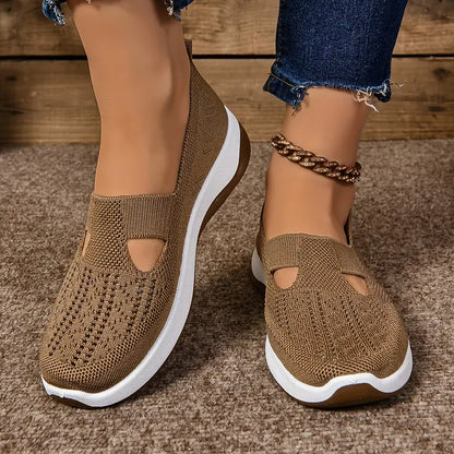 Women's Breathable Knitted Sneakers