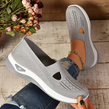 Women's Breathable Knitted Sneakers