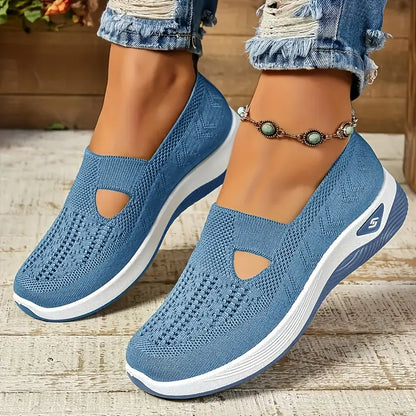 Women's Breathable Knitted Sneakers