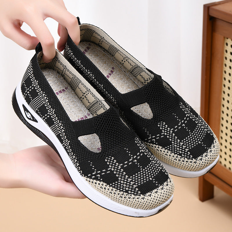 Women's Breathable Knitted Sneakers