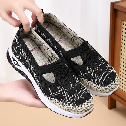 Women's Breathable Knitted Sneakers