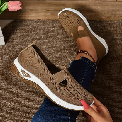 Women's Breathable Knitted Sneakers
