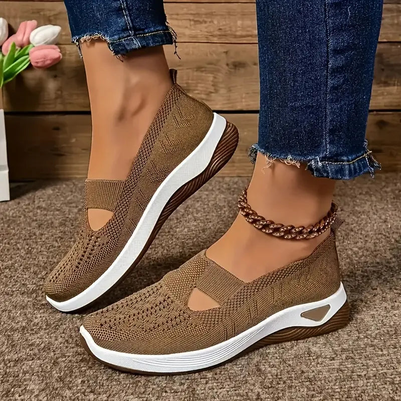Women's Breathable Knitted Sneakers