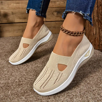 Women's Breathable Knitted Sneakers