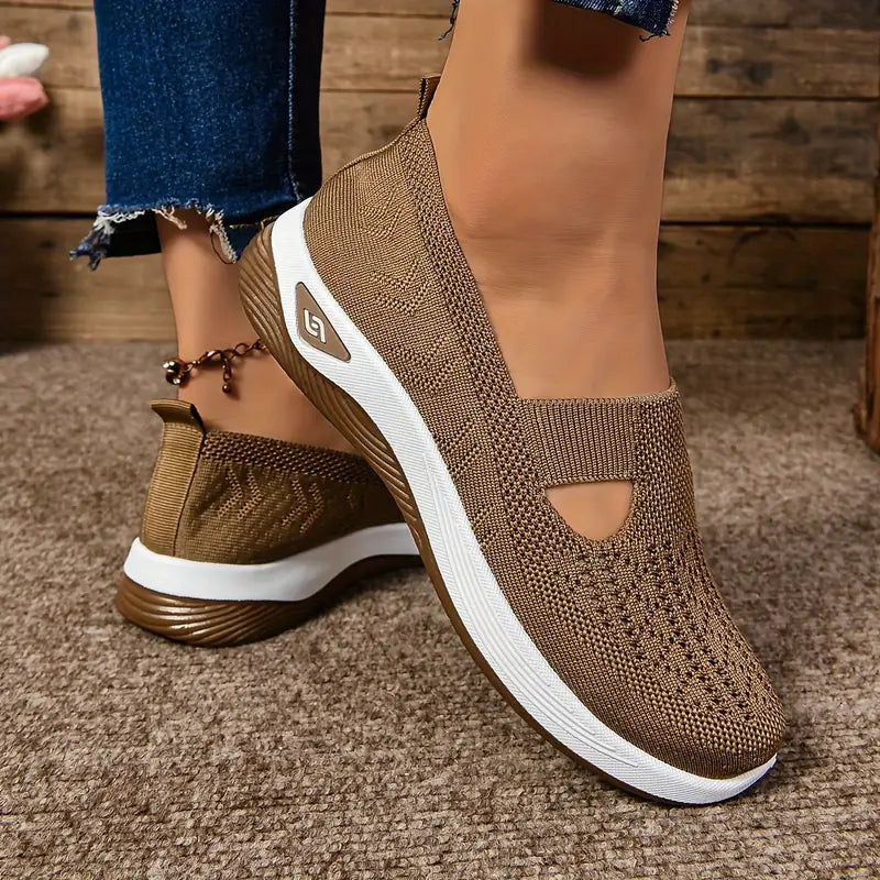 Women's Breathable Knitted Sneakers