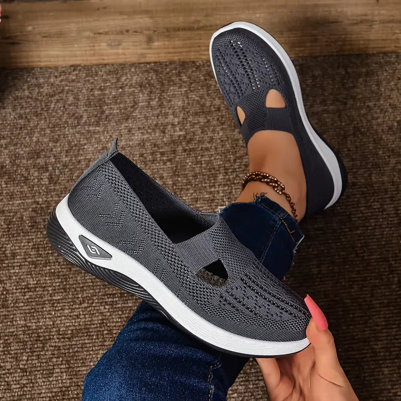 Women's Breathable Knitted Sneakers