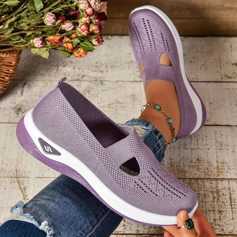 Women's Breathable Knitted Sneakers