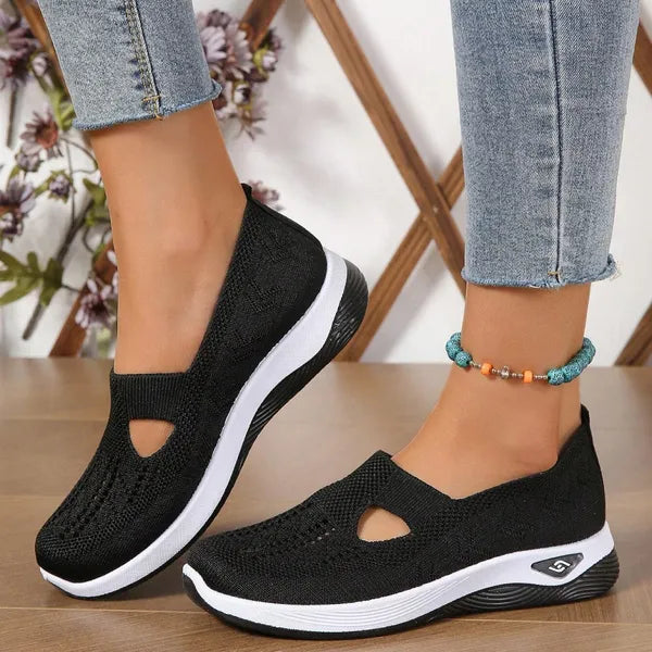 Women's Breathable Knitted Sneakers