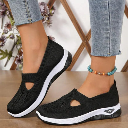 Women's Breathable Knitted Sneakers