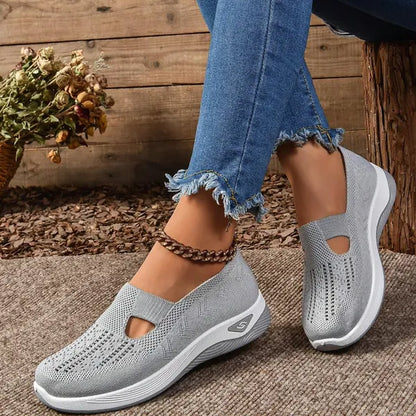 Women's Breathable Knitted Sneakers