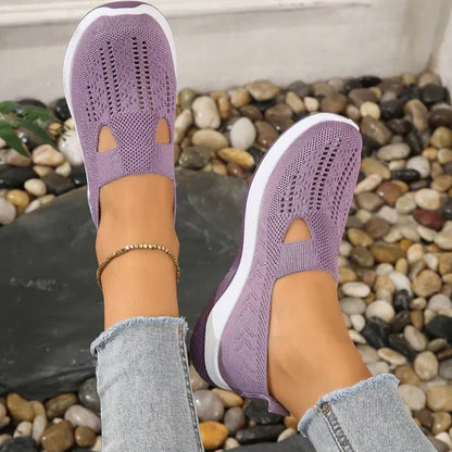 Women's Breathable Knitted Sneakers
