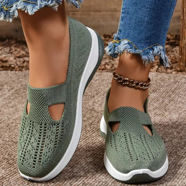 Women's Breathable Knitted Sneakers