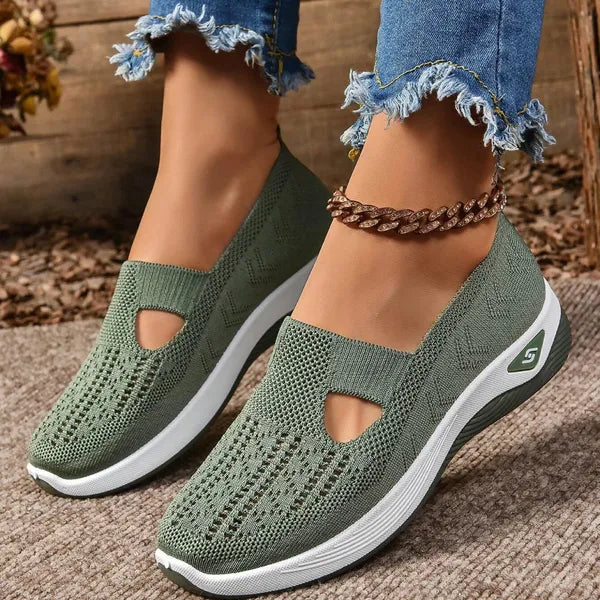 Women's Breathable Knitted Sneakers